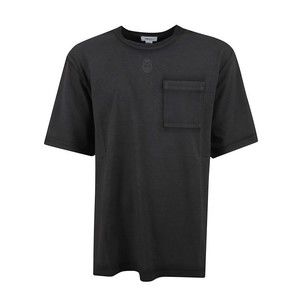 Alexander Mcqueen Casual Black T-Shirt With Skull Embroidery - NWT